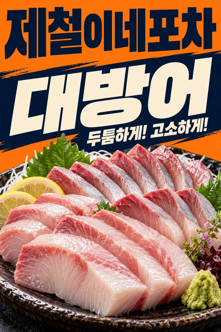 대방어 — 두툼하게! 고소하게!