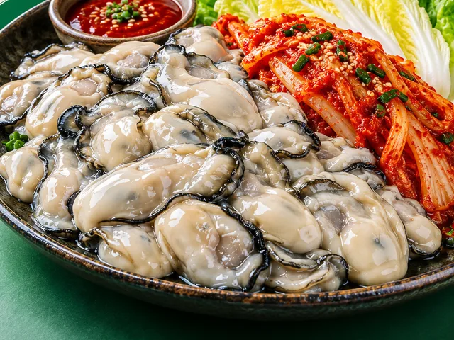 생굴한접시